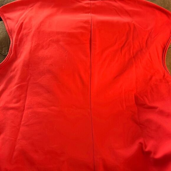 Talbots stretchy square neck red tank top. Size Medium. EUC - Picture 7 of 10